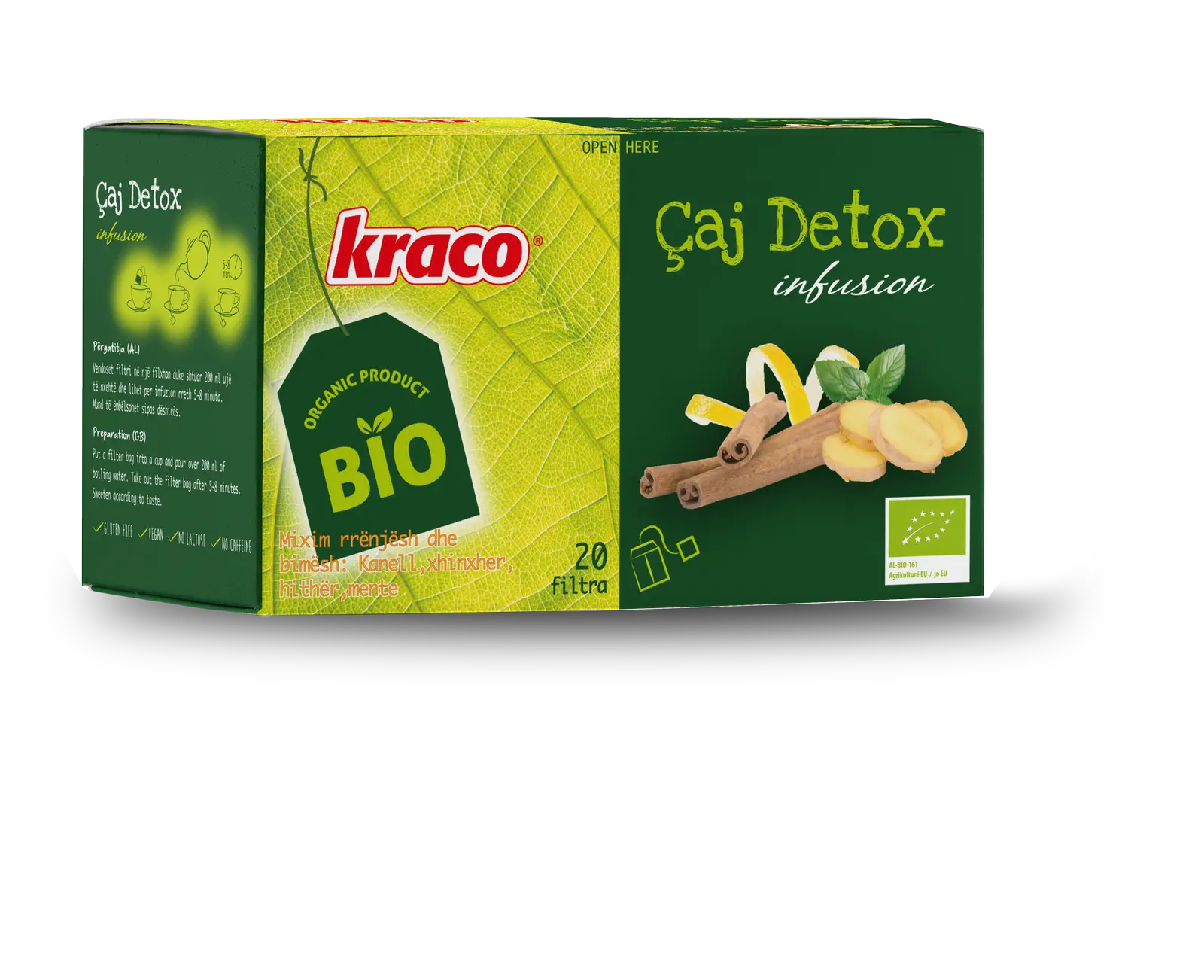 Kraco, Çaj organik, Detox